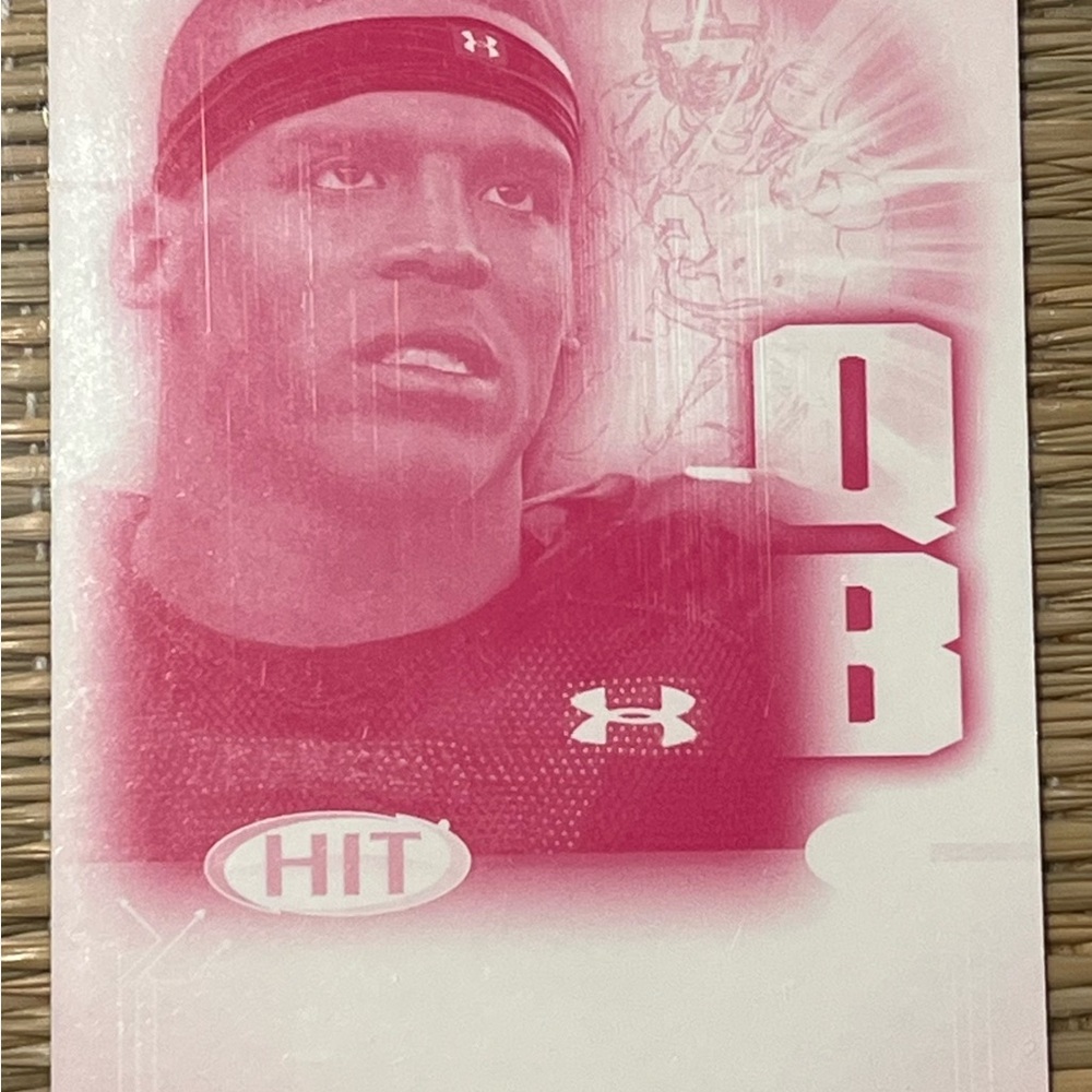 2011 Cam Newton 19/50 Sage Hit Magenta